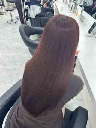 ロング カラー kazuki /韓国 juicyな暖色🍑のヘアスタイル