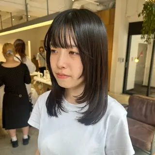 ミディアム 優依 /カットモデル募集中のヘアスタイル