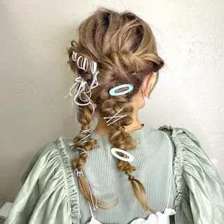 ロング やじま ひろこのヘアスタイル
