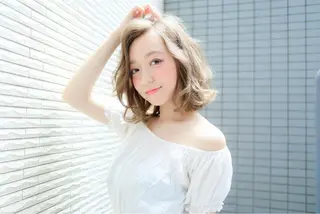 ミディアム カラー ‼️最新ハネエクステ 原宿のヘアスタイル