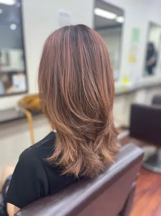 ミディアム 田中 就のヘアスタイル