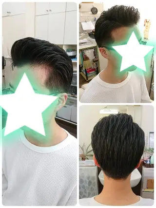 ショート メンズ ヘアサロンbig所属・田元 寛哉のヘアスタイル