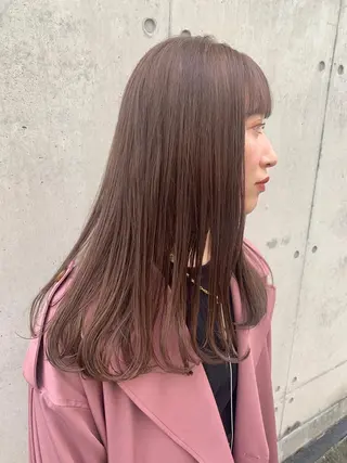 ロング まろやか透明感カラー ♡MANAのヘアスタイル