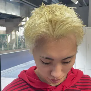 ショート カラー メンズ 🌟ハイトーン/ボブ /RYOJU🌟のヘアスタイル