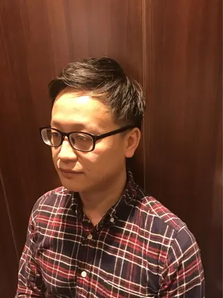 ショート プレミアムバーバー銀座所属・河西 澪花12/6御茶ノ水のヘアスタイル