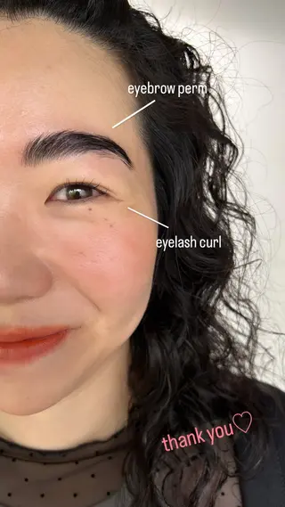 アイブロウ noel/sylph ヘアとまつぱと眉のヘアスタイル