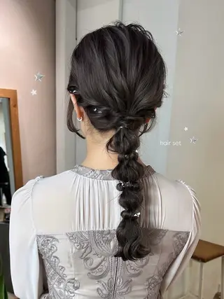 ロング ヘアアレンジ 暖色カラー/レイヤー 🌙 オノユリカのヘアスタイル