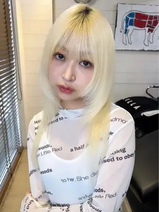 セミロング カラー メンズ 🧸艶々韓国ヘア 🧁mizunaのヘアスタイル