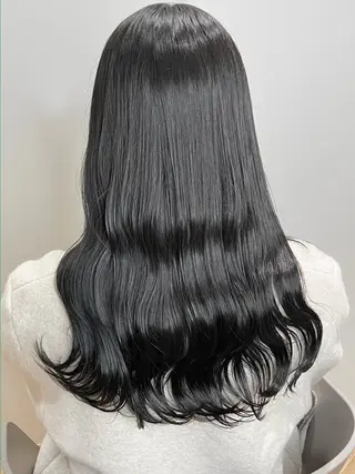 ロング カラー GOTODAY シェアサロン梅田NU茶屋町店所属・髪質改善/艶カラー 縮毛矯正/みほのヘアスタイル