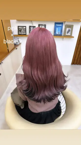 カラー リンダ所属・ベージュ/顔周り カット/スズキのヘアスタイル