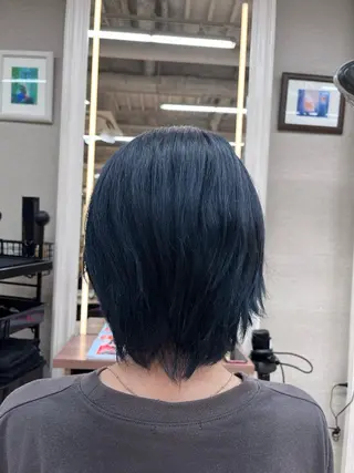 ショート カラー dogstar小林諒 レイヤー/パーマのヘアスタイル