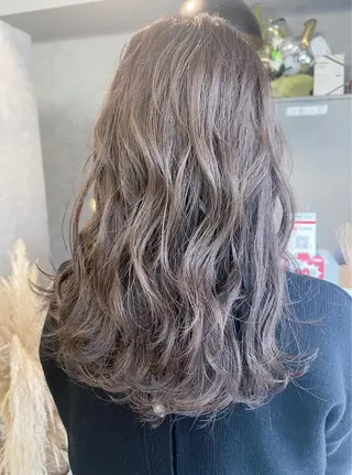 セミロング カラー ダブルカラー /まつ毛パーマ🎀のヘアスタイル