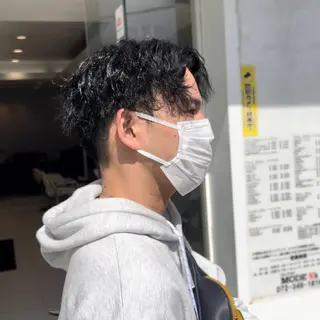 パーマ メンズ メンズサロンGRIT 店長 深山一平のヘアスタイル