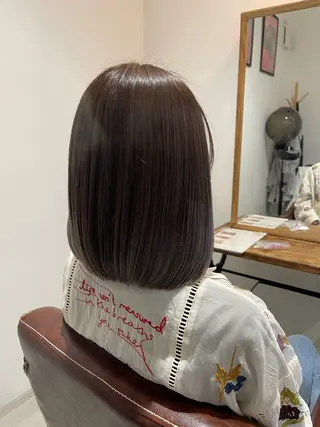 ミディアム カラー 前田 夏季のヘアスタイル