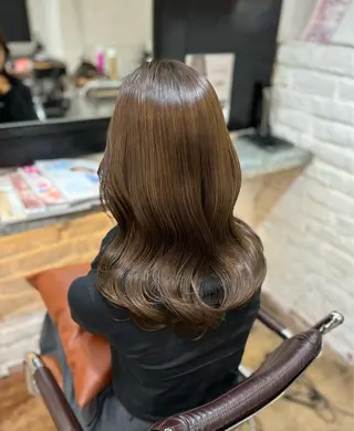 セミロング ヘアアレンジ 🇰🇷カラーリスト ショウ🇰🇷のヘアスタイル