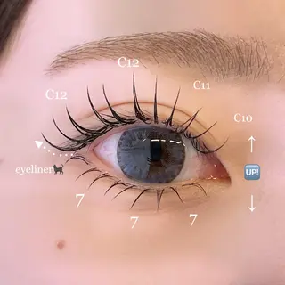 マツエク・マツパ 横浜 eyelist 🍒しみず🍒のマツエク・マツパデザイン