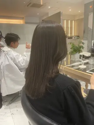 ロング 透明感ブリーチ カラー✨有坂映哉のヘアスタイル