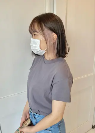 ショート カラー Ayuna /透明感カラーのヘアスタイル