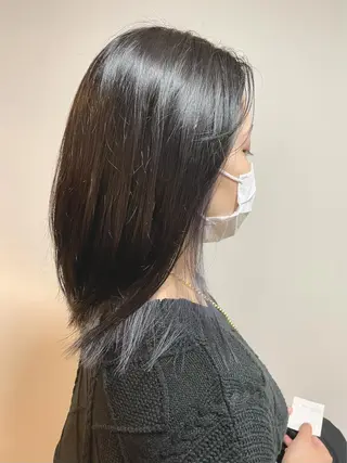 ミディアム 艶髪カラー& トリートメント　松村のヘアスタイル