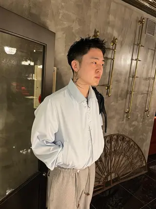 ショート メンズ HAIR MAKE miel所属・🫧透明感カラー🫧 SHINSEIのヘアスタイル