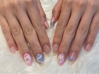 ネイル HOSHI ⭐️辻堂 /藤沢ガーリーネイルのネイルデザイン