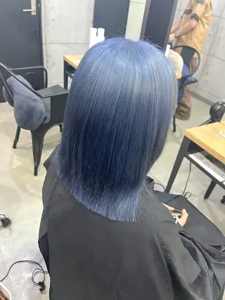 ミディアム 🌈カラー特化 ハイトーンけいと🌈のヘアスタイル