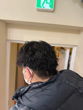 ミディアム AITOKYO  ciel 横浜店所属・メンズパーマ特化 横浜／沼尾唯翔のヘアスタイル