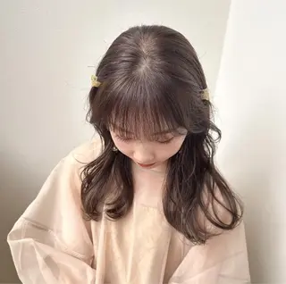 ミディアム カラー Sherry/R 三川町　木村祐里奈のヘアスタイル