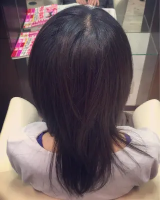 ショート ミディアム セミロング ロング カラー パーマ ヘアアレンジ メンズ キッズ ネイル まつエク Leyシェアサロン所属・Ken ドライカット ✂️水素ケアのヘアスタイル