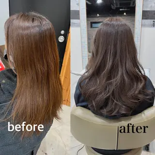 ロング カラー ヘアアレンジ キッズ 五反田　美容院☆張 明星☆韓国ヘアのヘアスタイル