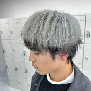 ショート カラー ダブルカラー 韓国ヘアKYONのヘアスタイル