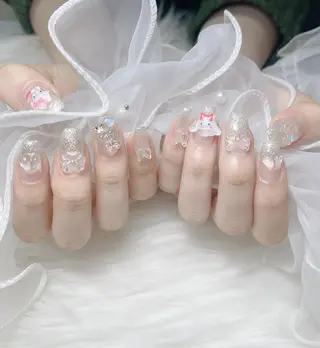 ネイル ki🍒🍒 ki ツルツルネイルのネイルデザイン