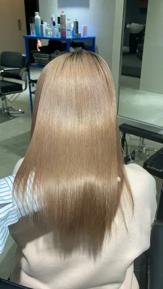 セミロング 優月/カラー特化 西宮/夙川のヘアスタイル