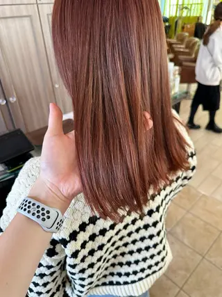 ミディアム カラー 増渕 駿介のヘアスタイル