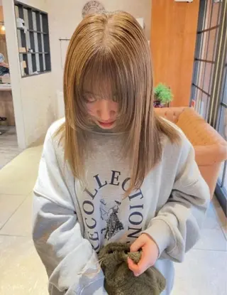 カラー 🫧髪質改善/透明感 カラー/RINAのヘアスタイル