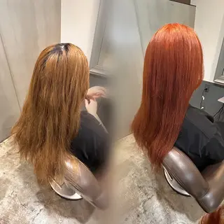 ロング カラー Rapport 千聖のヘアスタイル
