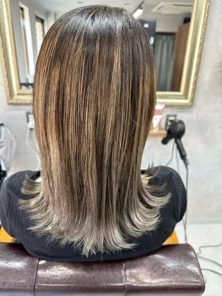 ミディアム Lien 深井店のヘアスタイル