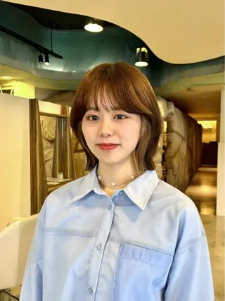ショート gigs double所属・萩野 百香のヘアスタイル