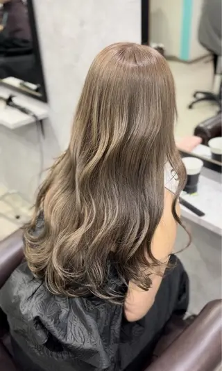 セミロング カラー 池袋/ダブルカラー GLADGE🩵のヘアスタイル
