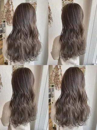 ロング カラー 美容室 ソンリエのヘアスタイル