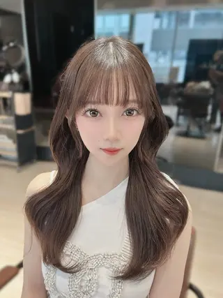 ロング 🎀大竹美侑/顔まわ りカット/レイヤーのヘアスタイル