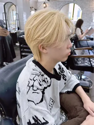 ショート メンズ 💖透明感カラー HAYATO💖のヘアスタイル