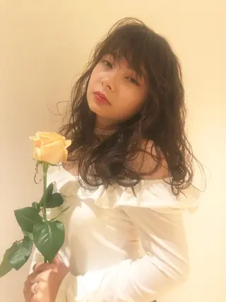 ロング 艶髪/モテヘア🎀 MIHOのヘアスタイル