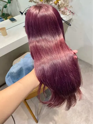 ロング カラー 当日予約大歓迎💗 依田瑞希のヘアスタイル