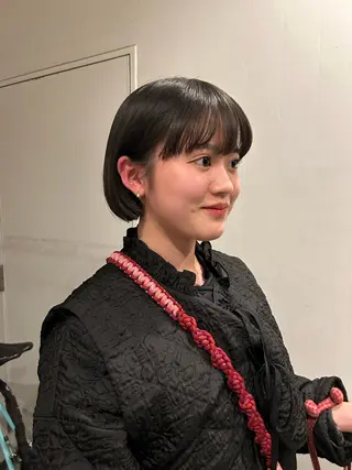 ショート hen所属・心斎橋/レイヤー/ ブリーチ/モエのヘアスタイル