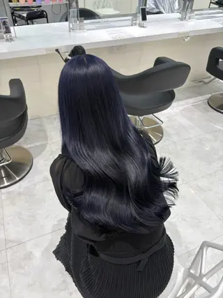 ロング カラー 🤍ྀི透ける寒色 Cocoa🤍ྀིのヘアスタイル