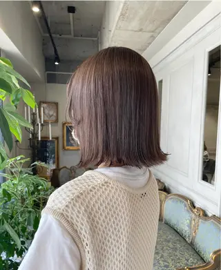 ミディアム 原 菜帆のヘアスタイル