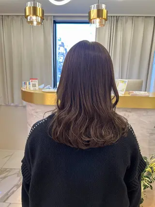 セミロング カラー 佐合 梨花 / eau〈オー〉のヘアスタイル