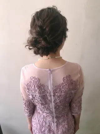 セミロング ヘアアレンジ ⭐️ アユミ⭐️のヘアスタイル