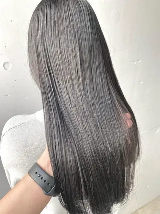 セミロング カラー 髪質改善/レイヤー ストウシンゴのヘアスタイル